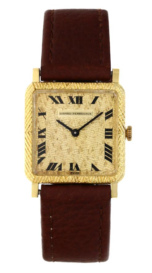 GIRARD PERREGAUX VINTAGE 18K GOLD MANUAL WIND WATCH WATCHFINDER