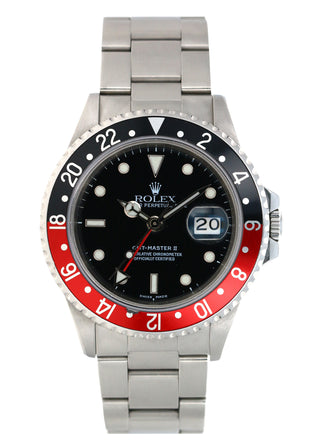 ROLEX GMT-MASTER II 40MM #16760 (1988 B+SP) (FAT LADY BEZEL 'FAT 4') (C24) (CURRENTLY HAS FACTORY REPLACEMENT BEZEL INSTALLED)