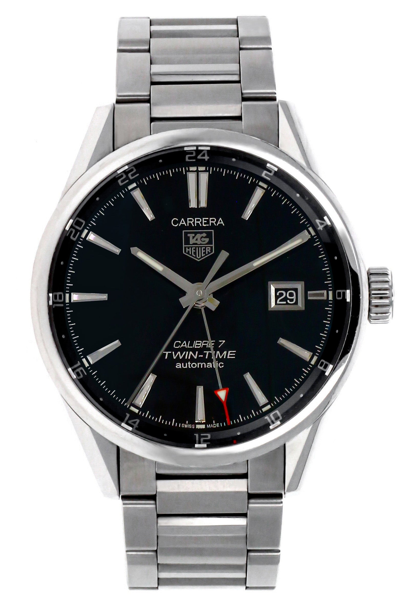 TAG HEUER TWIN TIME 41MM WAR2010 1 WATCHFINDER CANADA