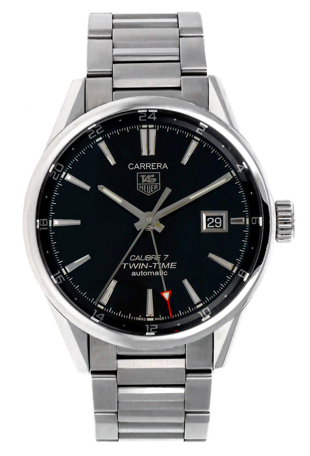 TAG HEUER TWIN TIME 41MM #WAR2010-1 – WATCHFINDER CANADA