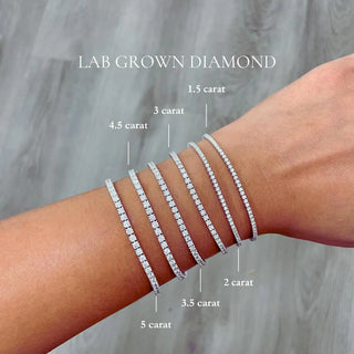 LAB GROWN DIAMOND TENNIS BRACELETS
