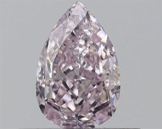 0.50ct Pear Natural Diamond (Colour Fancy Purplish Pink, Clarity VS2, Cut EX, GIA Certified)