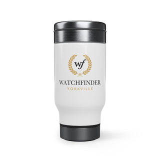 Watchfinder Stainless Steel Travel Mug with Handle, 14oz