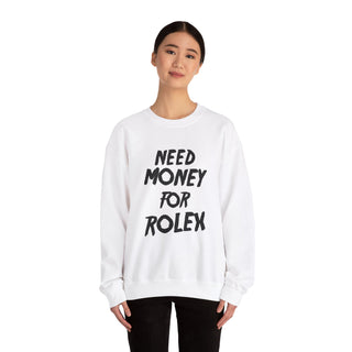 Need Money for Rolex Unisex Heavy Blend™ Crewneck Sweatshirt