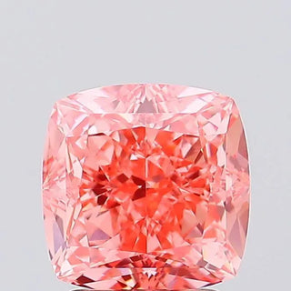2.68ct Cushion modified Lab Grown Diamond (Colour Fancy Vivid Pink, Clarity VS1, IGI Certified)