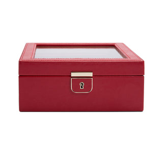 WOLF Palermo 6 Piece Watch Box | Red