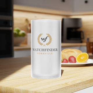 Watchfinder Frosted Glass Beer Mug