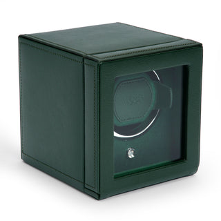 WOLF Cub Single Watch Winder with Cover | Green