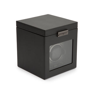 WOLF Axis Single Watch Winder with Storage | Powder Coat