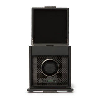 WOLF Axis Single Watch Winder with Storage | Powder Coat