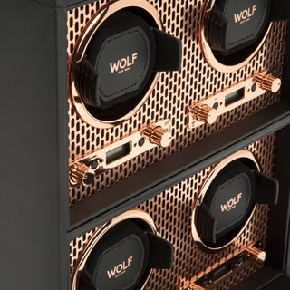 WOLF Axis 4 Piece Watch Winder | Copper