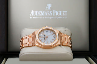 AUDEMARS PIGUET ROYAL OAK 37MM (20BP) #15451O (FACTORY DIAMOND BEZEL)
