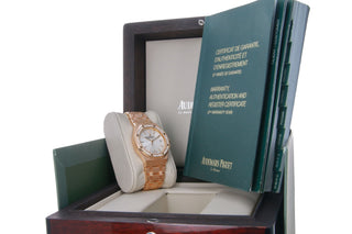 AUDEMARS PIGUET ROYAL OAK 37MM (20BP) #15451O (FACTORY DIAMOND BEZEL)