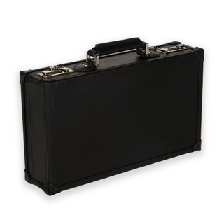 Honoré Ten Piece Watch Trunk | Black/Crimson