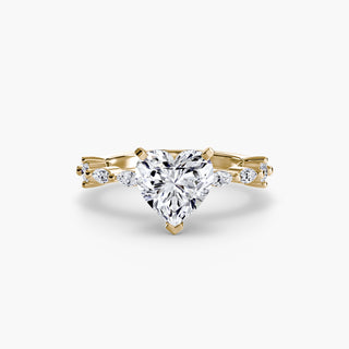 Solitaire with Eternity Pavé