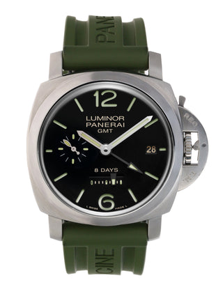 PANERAI LUMINOR #PAM00233 8 DAY GMT 44MM (FULLY SERVICED BY PANERAI 2024)