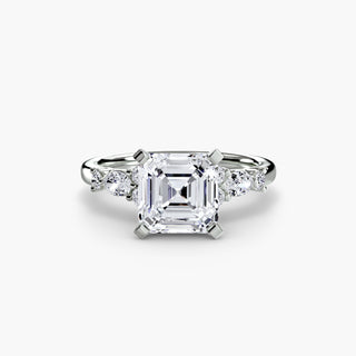 The Floral Accent Solitaire