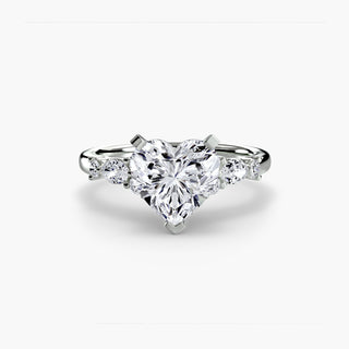 The Floral Accent Solitaire