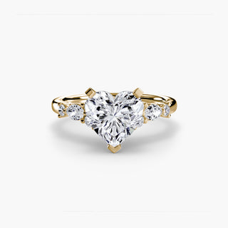 The Floral Accent Solitaire