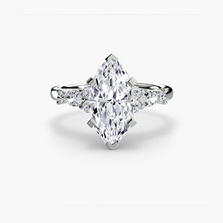 The Floral Accent Solitaire