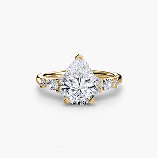 The Floral Accent Solitaire
