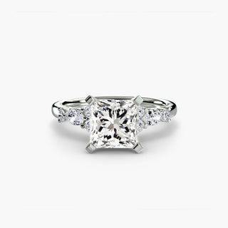 The Floral Accent Solitaire
