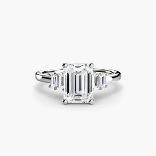 Baguette Accent Solitaire