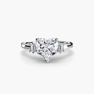 Baguette Accent Solitaire
