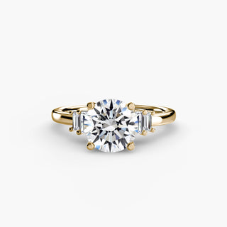 Baguette Accent Solitaire