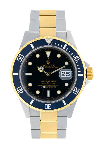 ROLEX SUBMARINER 40MM 2001 16613 WATCHFINDER CANADA