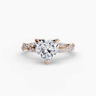 The Twisted Pavé Solitaire