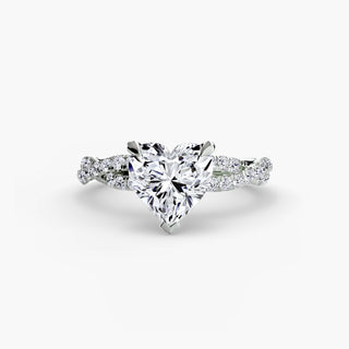 The Twisted Pavé Solitaire