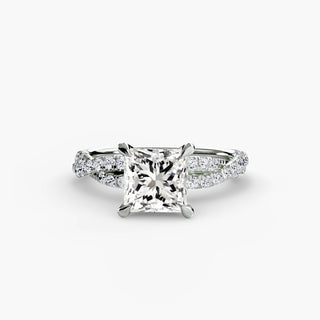 The Twisted Pavé Solitaire