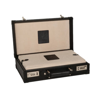 Honoré Ten Piece Watch Trunk | Black/Cream