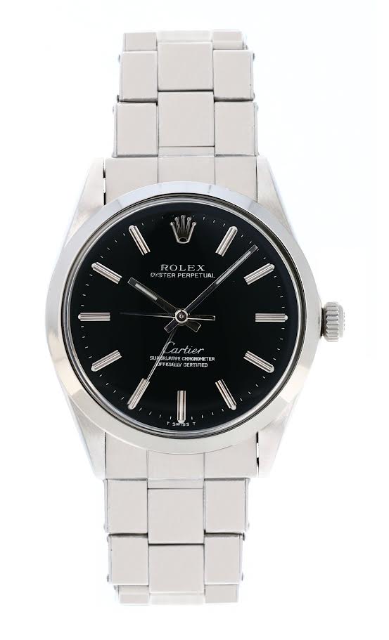 ROLEX OYSTER PERPETUAL 34MM 1971 1002 RARE CARTIER DIAL