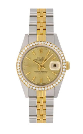 Rolex datejust with diamond bezel sale