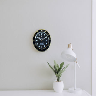 Green water ghost wall clock Daytona watch with the same big clock mute luminous sweep seconds fashion office living room wall clock