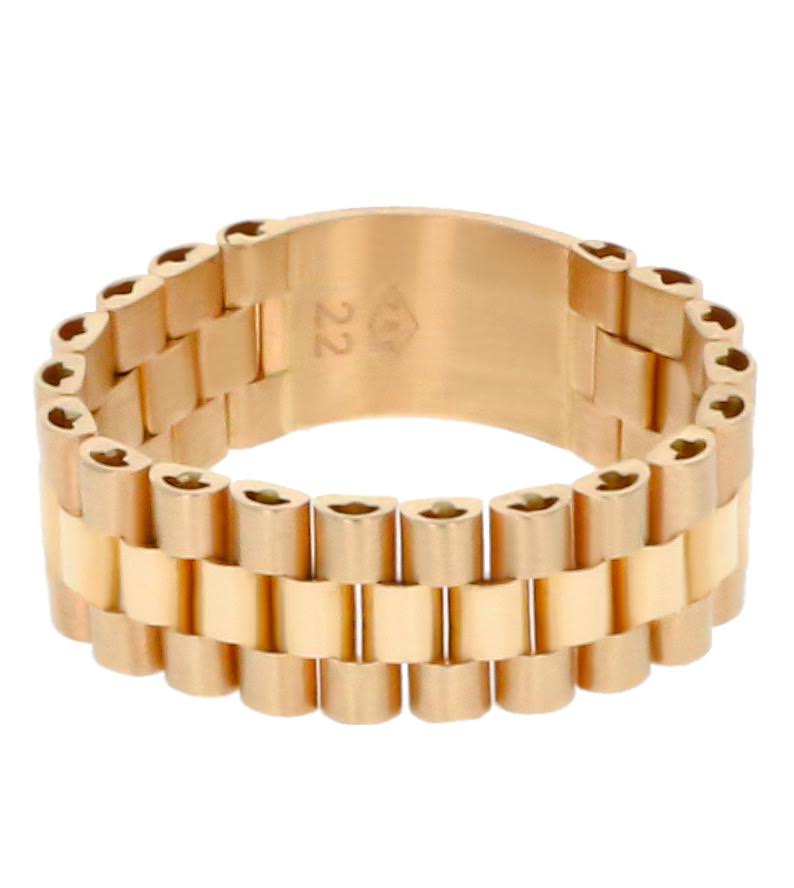 Rolex link ring sale